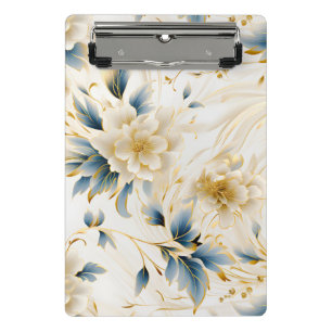 Ein Blumendesign 1 Mini Klemmbrett