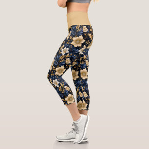Ein Blumendesign 6 Capri Leggings