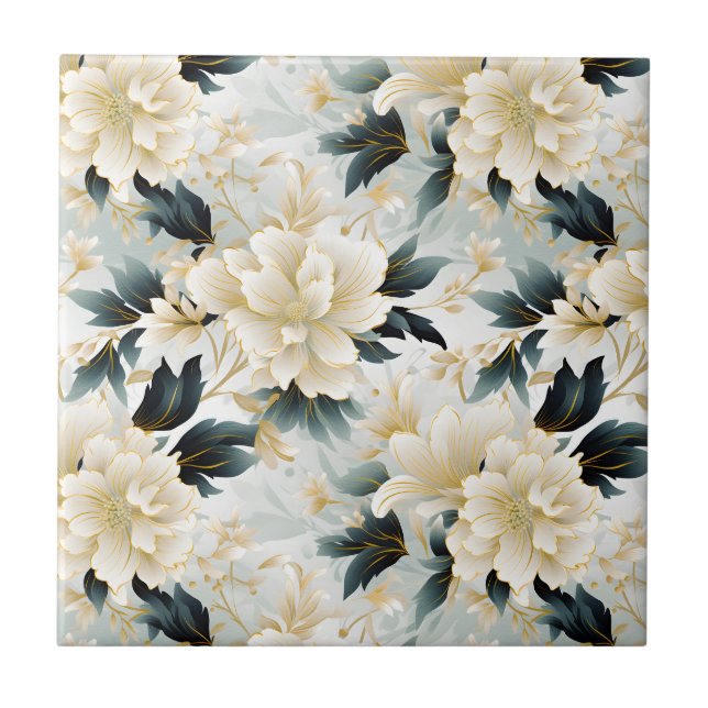 Ein Blumendesign 7 Fliese (Vorderseite)