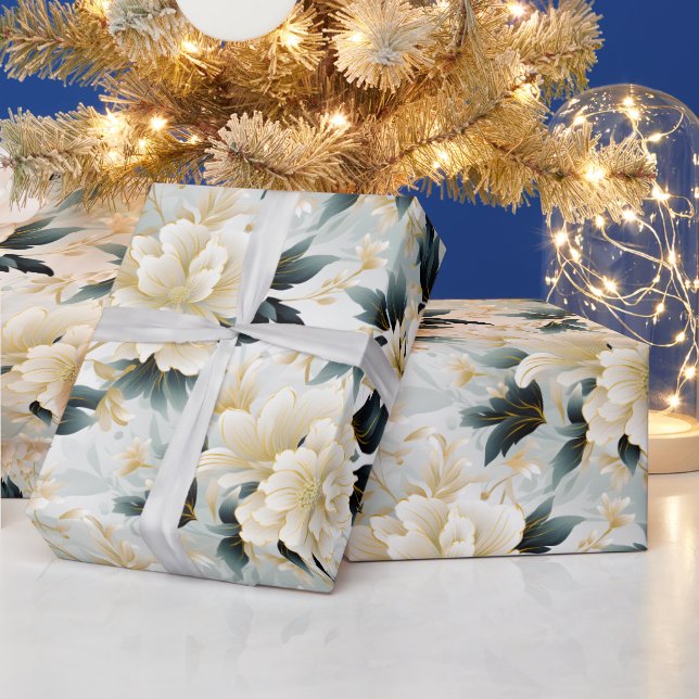 Ein Blumendesign 7 Geschenkpapier (Feiertage)