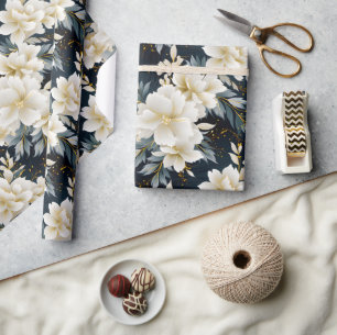 Ein Blumendesign für Hochzeiten 8 Geschenkpapier
