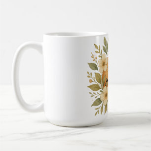 Ein Blumenkürbis ist eine köstliche Mischung Kaffeetasse