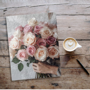 Ein Blumenstrauß Rosen