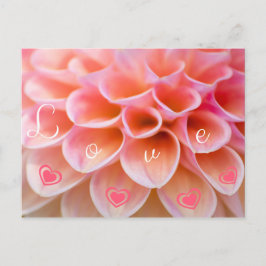 Ein blumiger Liebesgruß für Liebsten Postkarte