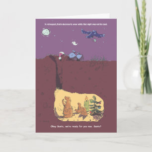 Ein Bob-Weihnachten Feiertagskarte