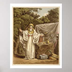 Ein Bogen-Druide in seiner Gerichtsgewohnheit, Poster