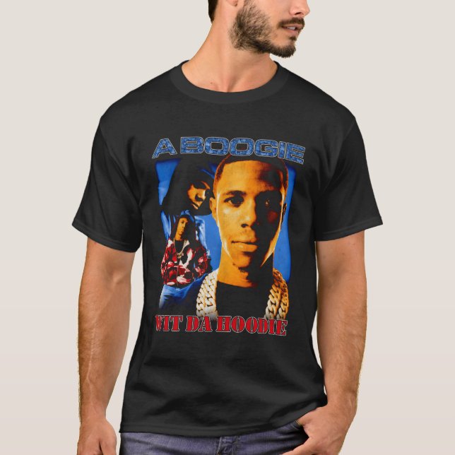 Ein Boogie Wit Da Collage Black T-Shirt (Vorderseite)