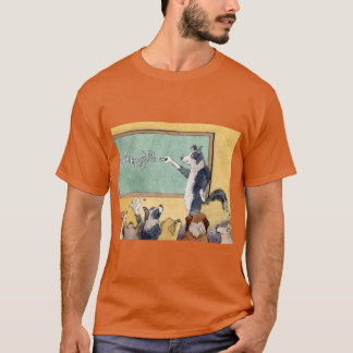 Ein Border Collie-Hund unterrichtet seine Welpen-S T-Shirt