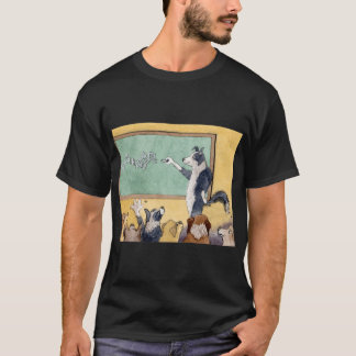Ein Border Collie-Hund unterrichtet seine Welpen-S T-Shirt
