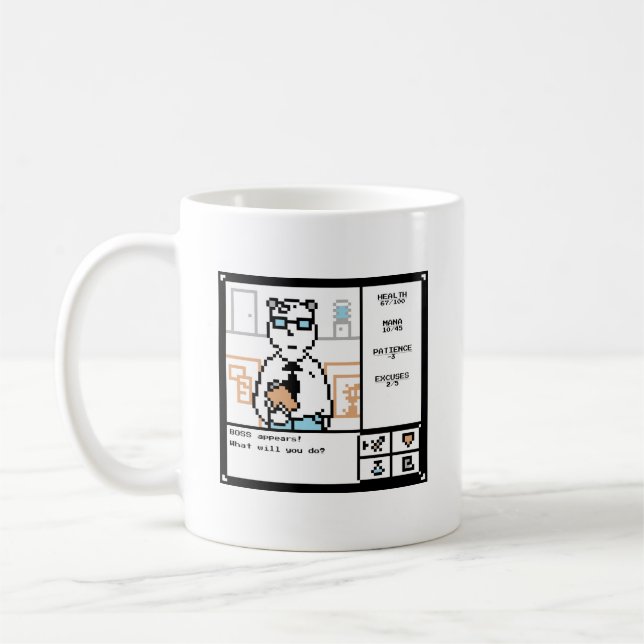Ein Boss erscheint! Kaffeetasse (Links)