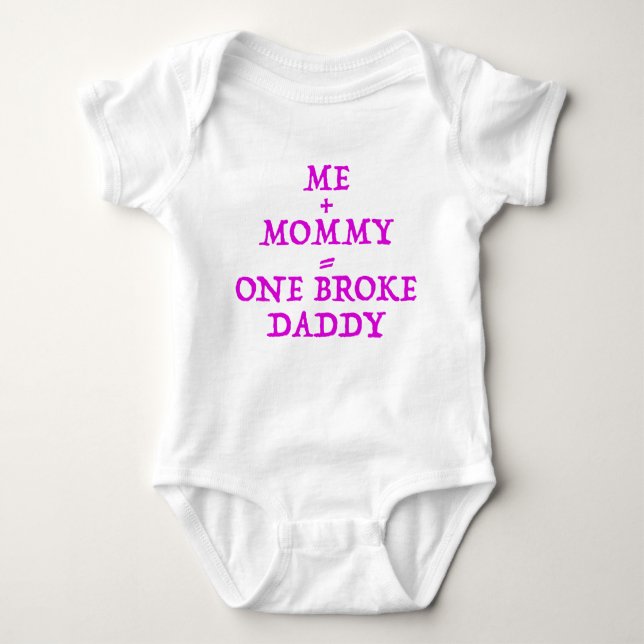 Ein brach Vati-Bodysuit Baby Strampler (Vorderseite)