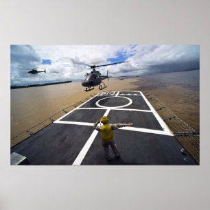 Ein brasilianisches Eurocopter bereitet vor sich Poster