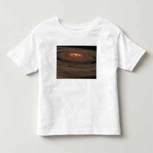 Ein brauner Zwerg, umgeben von einer wirbelnden Sc Kleinkind T-shirt