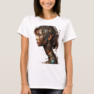 Ein braunes Mädchen T-Shirt