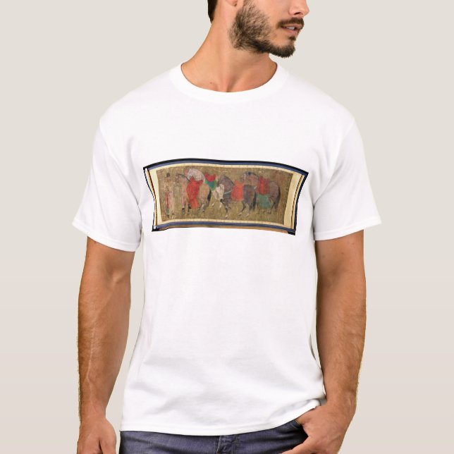 Ein Bräutigam mit Pferden T-Shirt (Vorderseite)