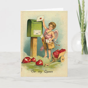 Ein Brief an meine Königin Feiertagskarte