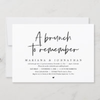 Ein Brunch zum Gedenken, Hochzeitsfeier - Party