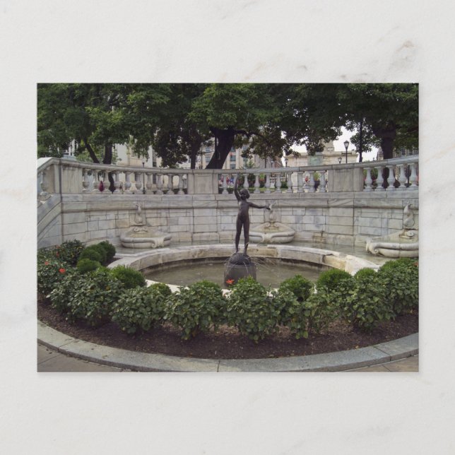 Ein Brunnen im Berg Washington Postkarte (Vorderseite)