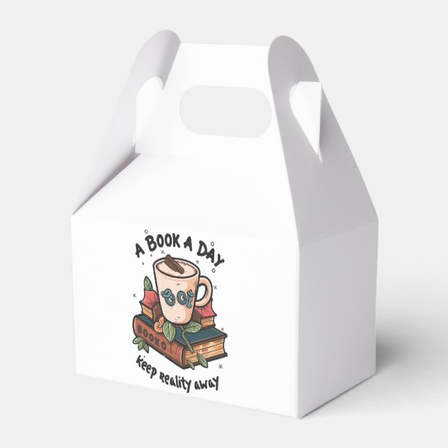 Ein Buch am Tag behalte Realität weg Geschenkschachtel (Vorderseite)
