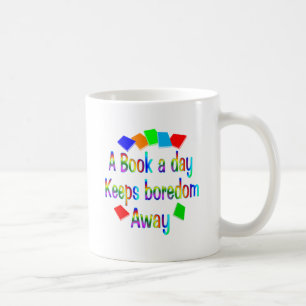 Ein Buch ein Tag Kaffeetasse
