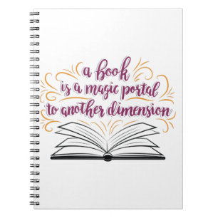 Ein Buch ist ein Zauberportal für eine andere Dime