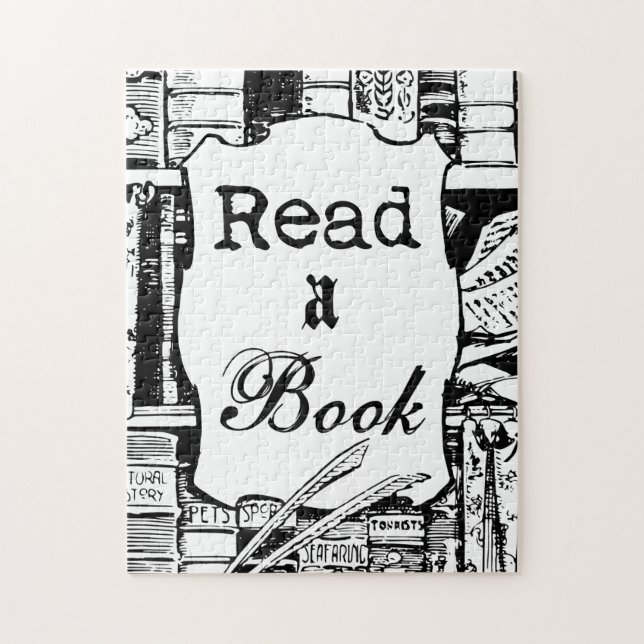 Ein Buch lesen (Vertikal)
