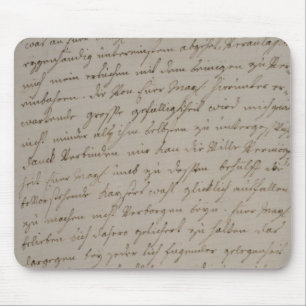 Ein Buchstabe von Maria Theresa zu König Frederick Mousepad