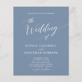 Ein Budget für alle in einem Dusty Blue Wedding