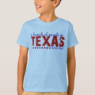 Ein Bündel Leute in Texas-Liebe ich! T-Shirt