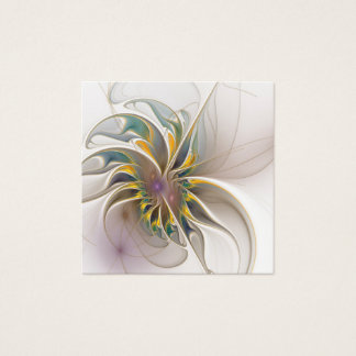Ein buntes Fraktal-Ornament. Abstrakte Blume