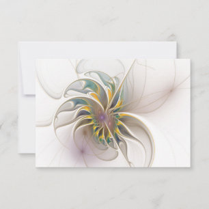 Ein buntes Fraktal-Ornament. Abstrakte Blume