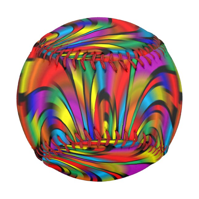 Ein buntes IntegrationsBaseball Baseball (Vorderseite)