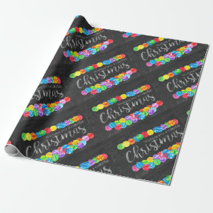 Ein buntes Weihnachtsfest Geschenkpapier
