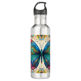 Ein Butterfly-Kantenballett Edelstahlflasche