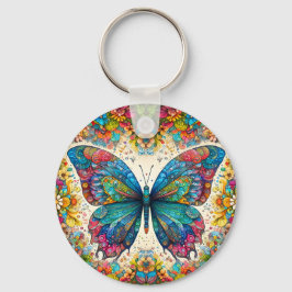 Ein Butterfly-Kantenballett Schlüsselanhänger