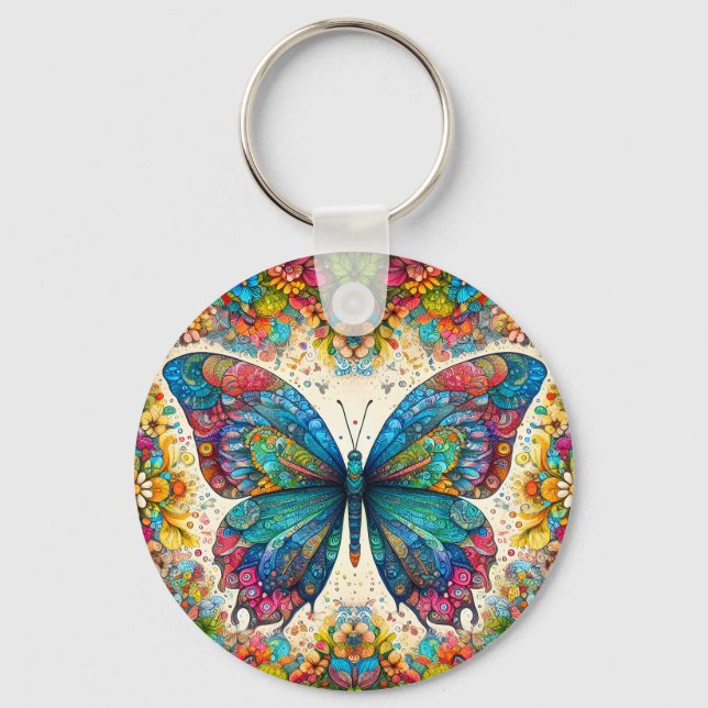 Ein Butterfly-Kantenballett Schlüsselanhänger (Vorderseite)