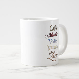 Ein Café Mocha Vodka Valium Latte Bitte Jumbo-Tasse