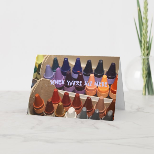 ein Caion kurz Karte (Vorderseite)