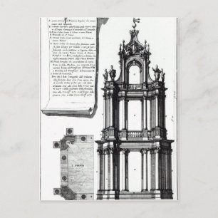 Ein Campanile für St. Peter, Rom Postkarte