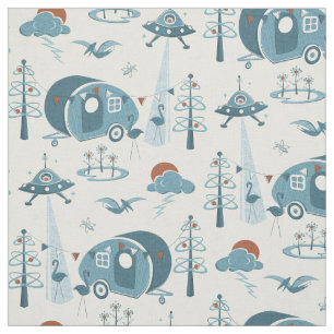 Ein Campingplatz Invasion! Stoff