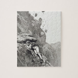 Ein Cannonade auf dem Matterhorn, 1862, 'vom Asc