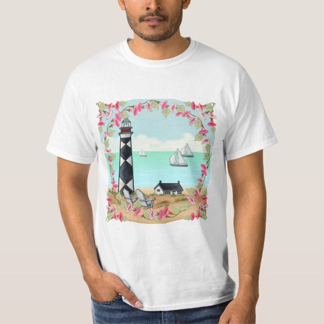 Ein Cape Lookout Lighthouse T - Shirt (Vorderseite)