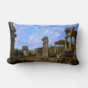 Ein Capriccio des Forum Romanum von Giovanni Panni Lendenkissen