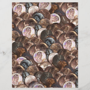 Ein Cent Penny spendet Hintergrund