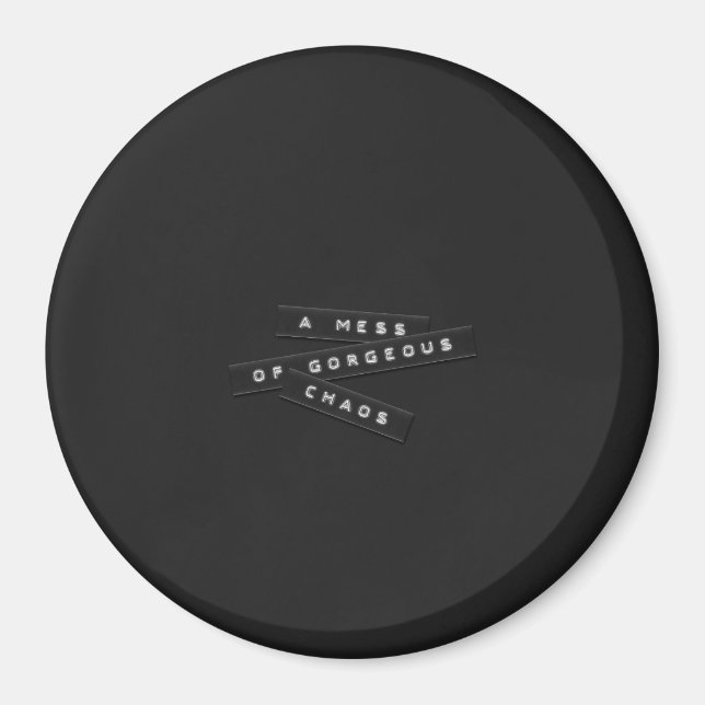 Ein Chaos, in dem das Chaos mit Labels verschleier Magnet (Vorne)