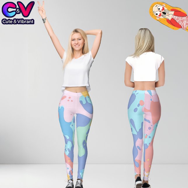 Ein chaotisches Farbmuster Leggings (Von Creator hochgeladen)