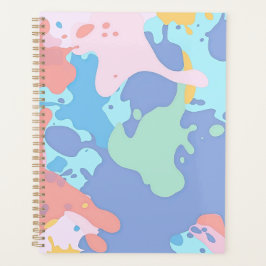 Ein chaotisches Farbmuster Planer