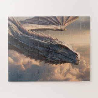 Ein charmanter Fantasy-Drache in einer magischen L