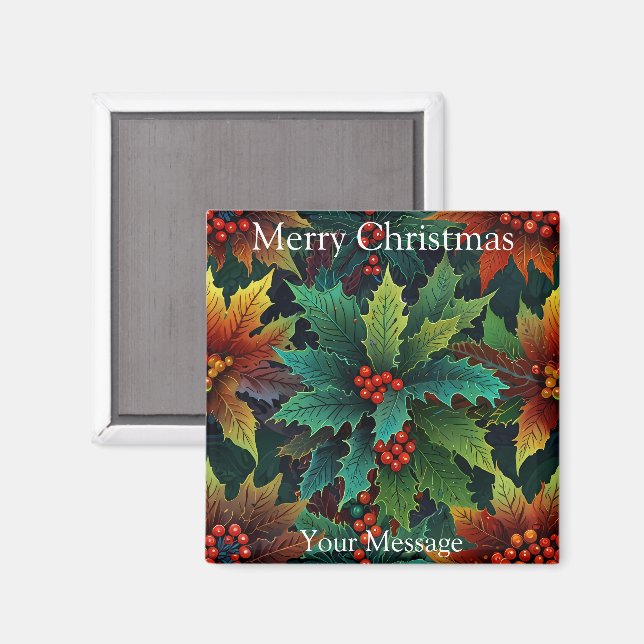 Ein charmanter Weihnachtskonzert Kühlschrankmagnet (Vorderseite/Rückseite)