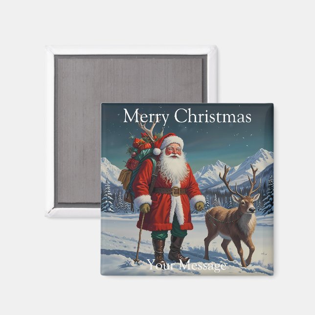 Ein charmanter Weihnachtskonzert Kühlschrankmagnet (Vorderseite/Rückseite)